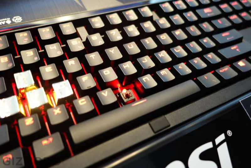 Illustration for article titled This Gaming Laptop With a Mechanical Keyboard Is So Gleefully Insane